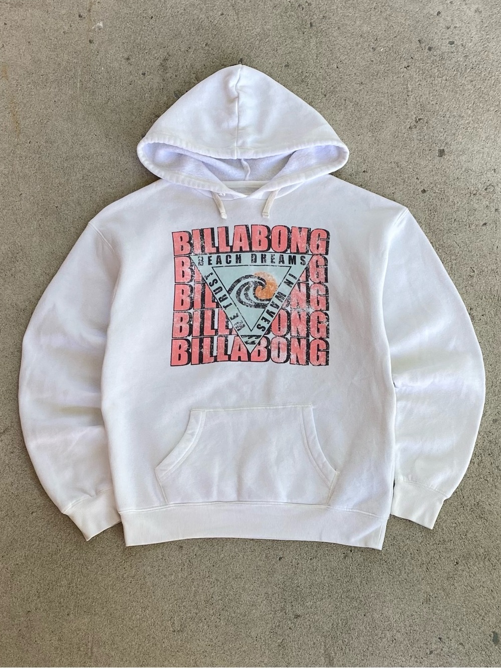 White Billabong Surf Hoodie
